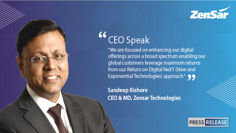 Zensar's tweet photo. #CEOSpeak @skishore - "We are focused on enhancing our #digital offerings across a broad spectrum enabling our global customers leverage maximum returns from our Return on Digital NeXT (New and Exponential Technologies) approach.” https://t.co/pwOtE52UmE
#RoDNeXT https://t.co/828D7S8gIJ