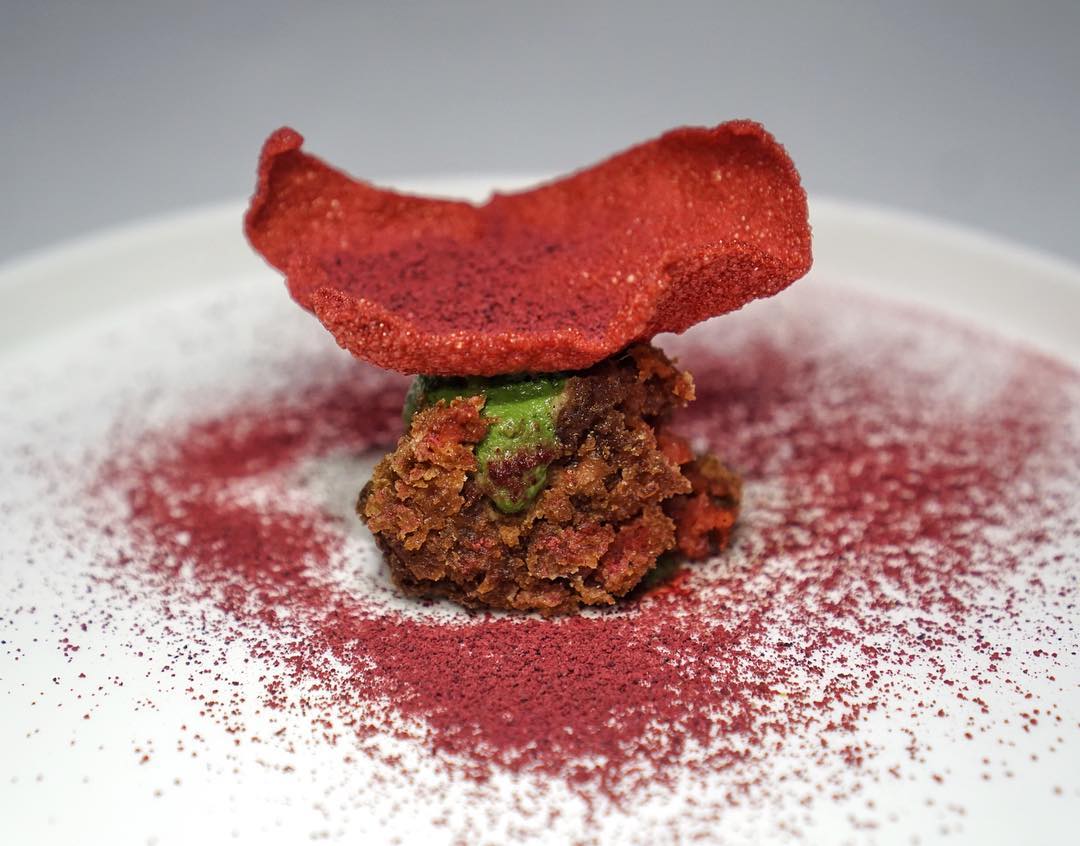 Visually arresting.

Picture Credits: <a href="/zoe/">zoe</a>.bowker

#TresindStudio #WorldsSmallestMostExclusive #ModernIndianRestaurant #Chapter1 #TheJourney #16Course #FineDining #IndianCuisine #EvolutionOfTresind #CulinaryArt