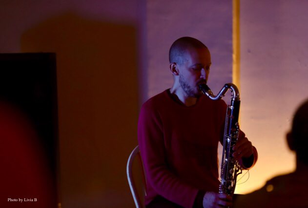 A few shots <a href="/iklectikartlab/">IKLECTIK</a> with Phil Durrant + John Macedo, John Butcher + Yoni Silver 20190123. <a href="/DurrantPhil/">Phil Durrant</a> <a href="/johnmacedo_/">John Macedo</a> <a href="/jbernieb/">John Butcher</a> @YoniSilver