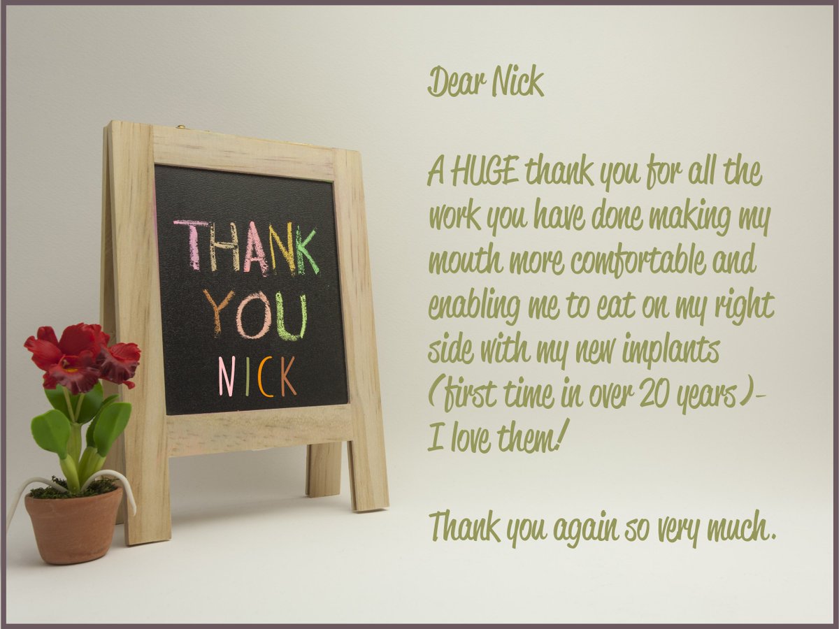 If you're interested in dental implants, look no further than our wonderful specialist prosthodontist, Nick Fahey.