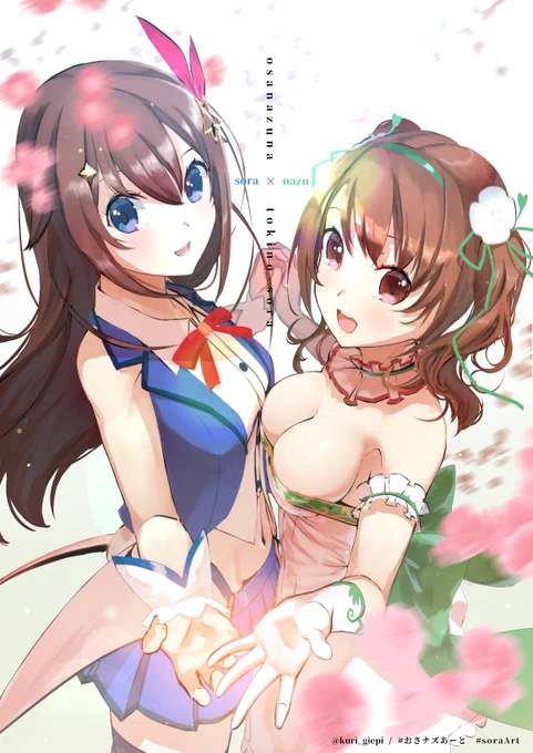 コラボするって昨日知ったゾ・・・
突貫で用意した物で申し訳ない
 #そらナズ生放送 #soraArt #おさナズあーと 