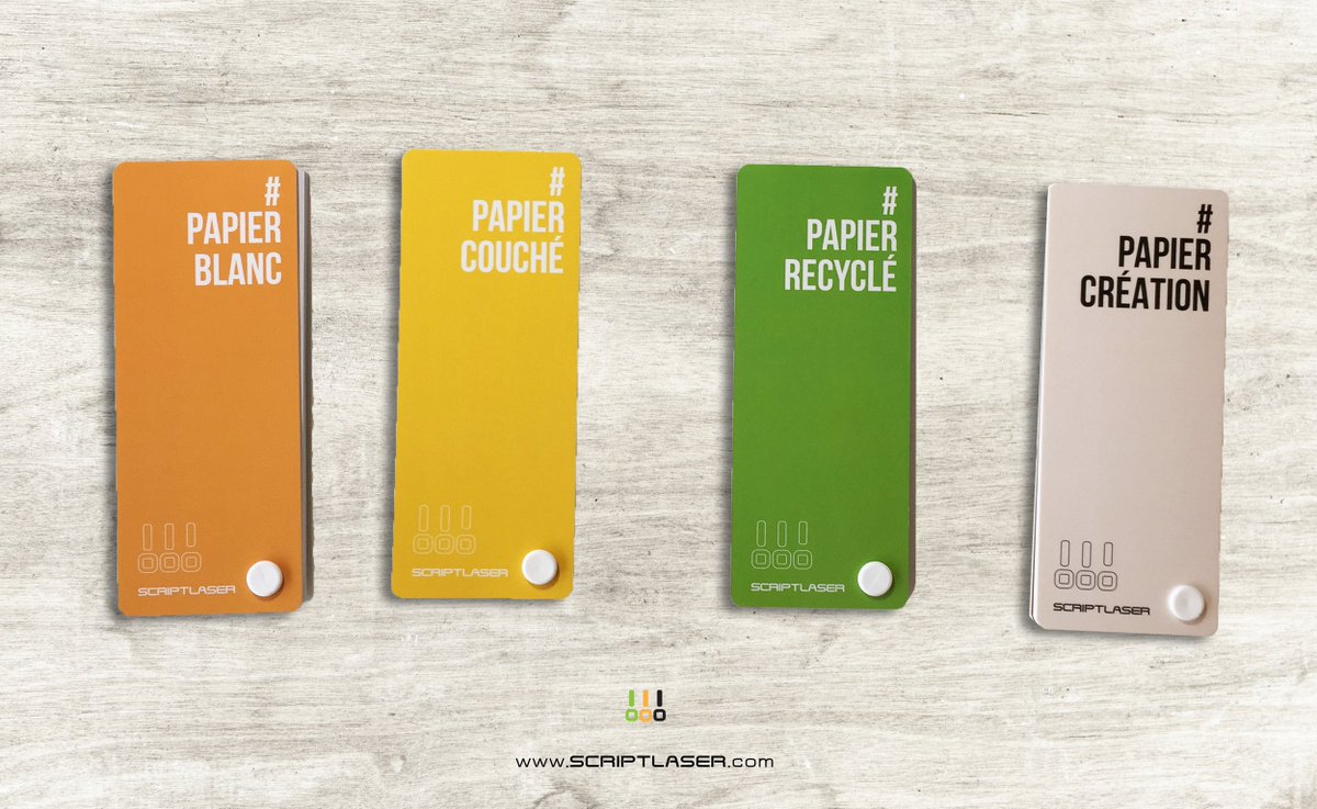 ScriptLaser's tweet image. 📃 Quelle texture de #papier correspond le mieux à votre projet ? 
➡️ Demandez nos nuanciers papiers gratuitement pour faire le bon choix et réussir vos impressions 👉🏻  bit.ly/2CYn9wa
 #Print #Paper #ScriptLaser #Paris #Carte #Coverbook  #book
