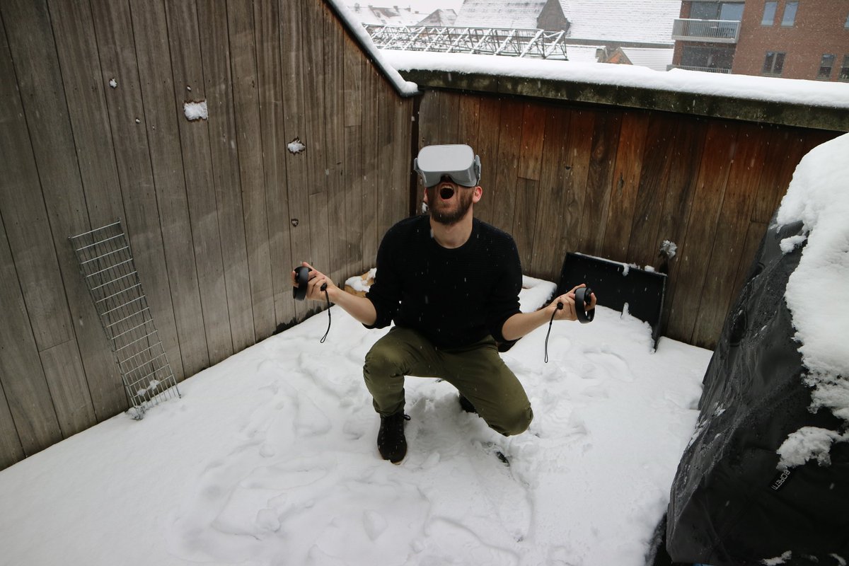 All Cronos Interactive locations have been snowed under! 
Our employees braved the "extreme" weather nonetheless, because we have quality products to deliver! 
Give these heroes a follow as a reward: 
<a href="/Mantis_GamesBE/">Mantis Games - Deck of Haunts 🏚️</a>, <a href="/HoverloopNAC/">Not A Company</a>, <a href="/wearebazookas/">Bazookas</a>, <a href="/rhinoxtraining/">Rhinox</a>, @1UPconf