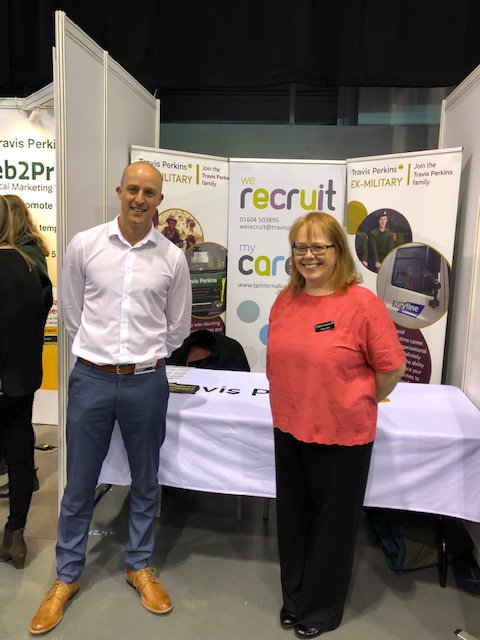 TP_plc's tweet image. #Shoutout to the colleagues attending the Travis Perkins Conference today. A great chance to meet all of our #suppliers whilst talking all things resourcing, apprenticeships and company benefits! @TravisPerkinsCo #LEAPwithTP #WednesdayMotivation