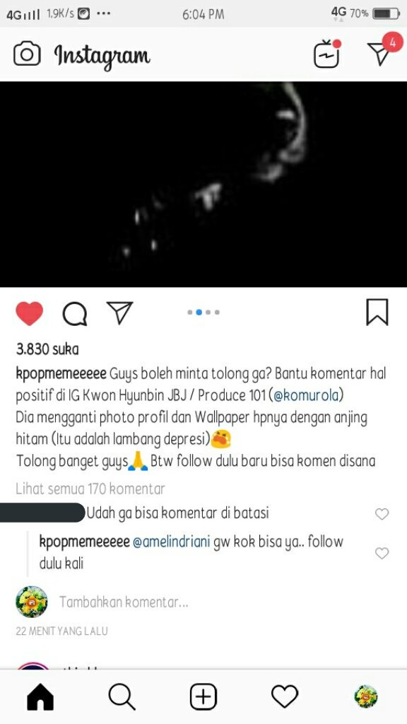 Ta On Twitter Kpop Stan Bantuin Komen Di Ig Nya Hyunbin Ya