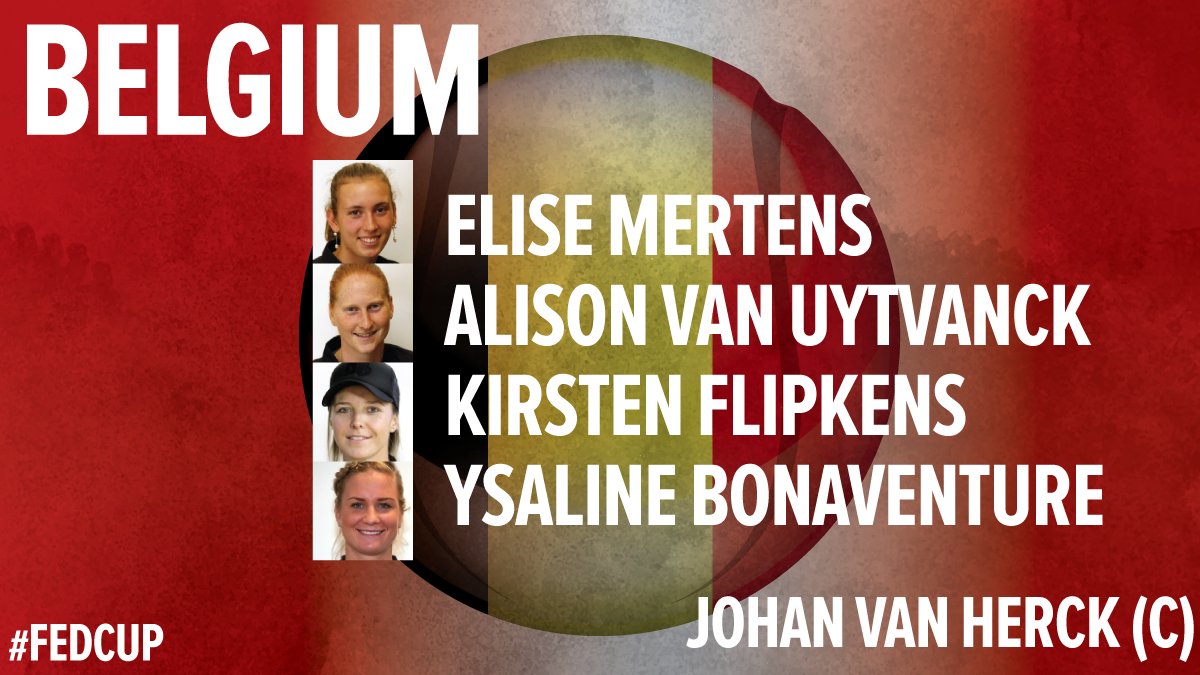 BJKCup's tweet image. 🇧🇪 @elise_mertens leads the charge for Belgium's #FedCup first round tie on home soil against France on 9-10 February! 🇧🇪