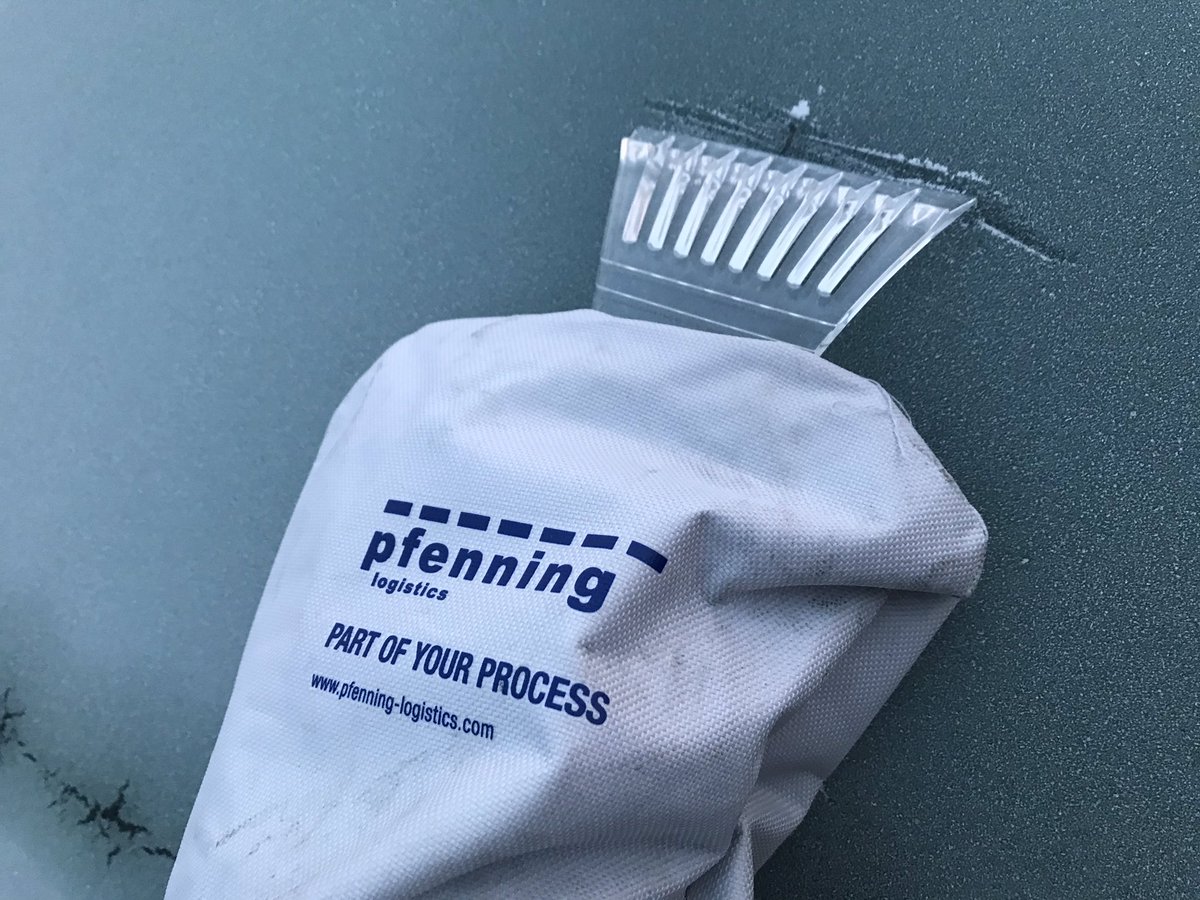Danke Pfenning Logistics für die perfekte Hilfe beim Eis-Kratzen im Winter.