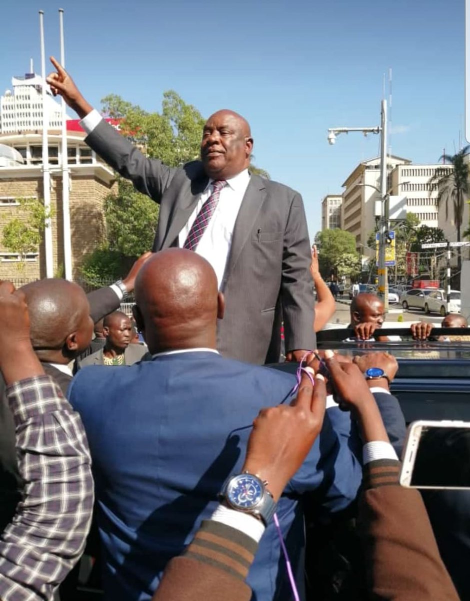 Thank you all for your support  throughout the rigorous process of ensuring justice for the great people of Nyamira. Today's was a supreme decision. Thank you Lord.