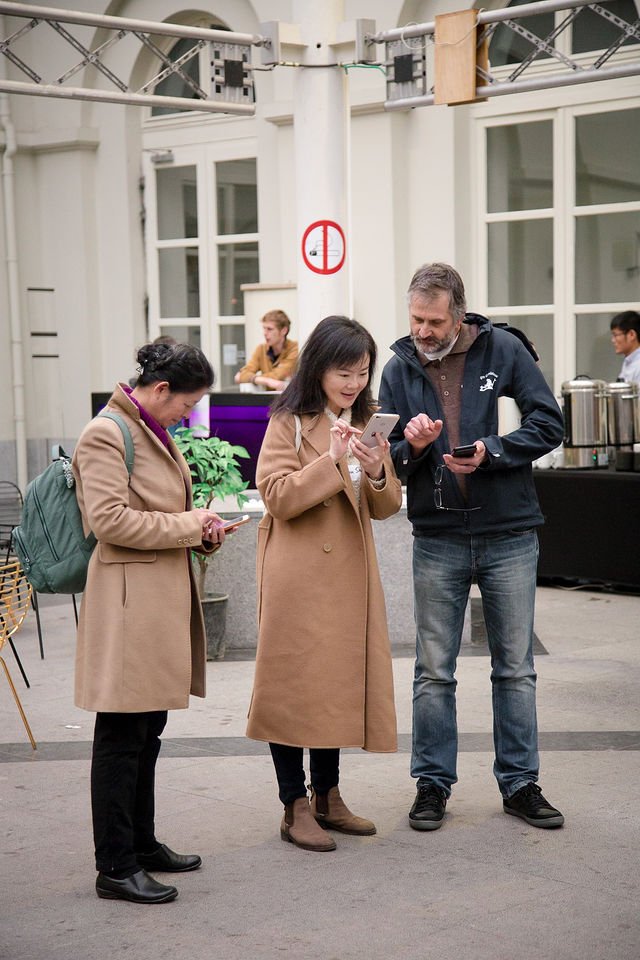 GxabtCo's tweet photo. Technology to help searching for the coffee bar at #soilworks Brussels. https://t.co/TgoE9kgIW4