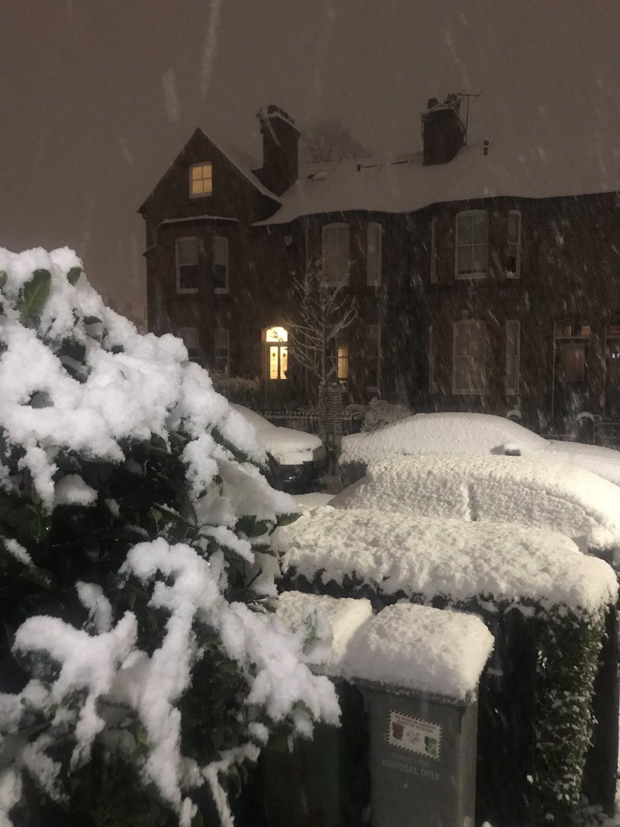 #Snowing #SnowMageddon2019 #snowbomb #snow #hale #Altrincham #cheshire #timperley