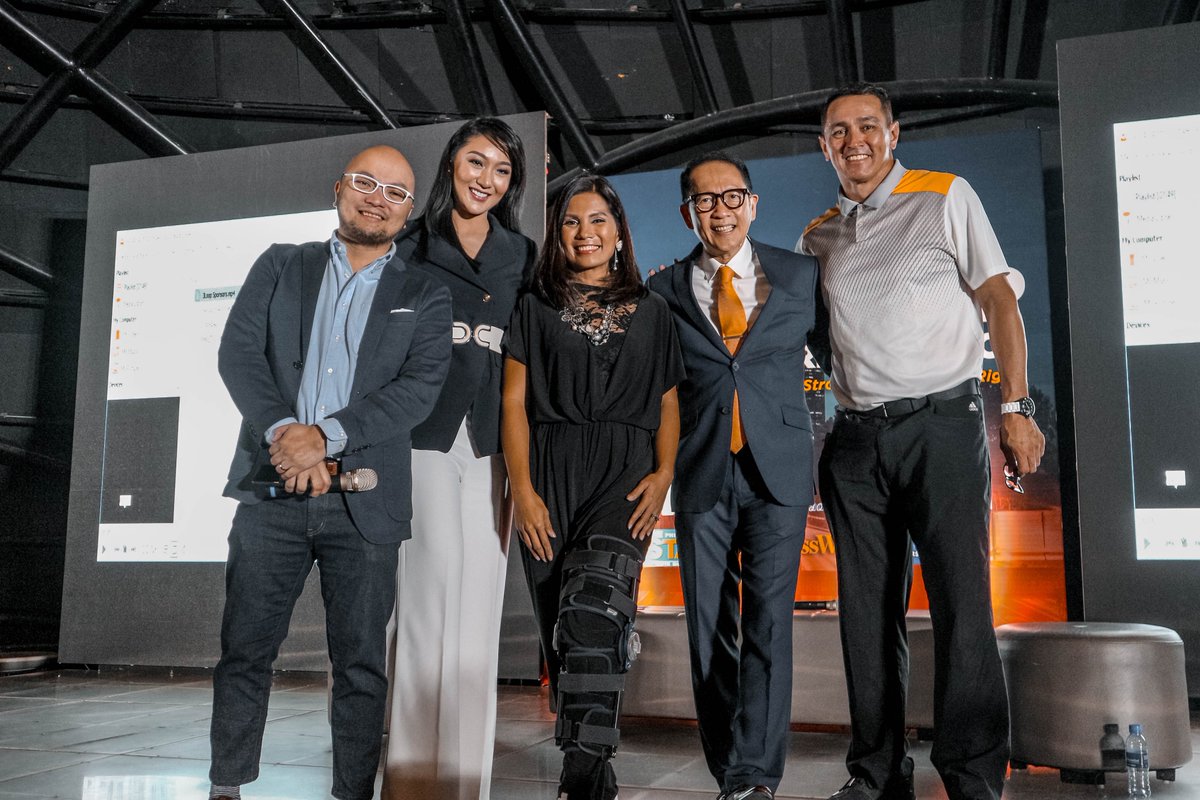 STORMTechPH's tweet image. Speakers of Power Up for Peak Performance, sharing a selfie which includes STORM CEO, @PeterCauton. The seminar was intended as a motivational push to get people to be &quot;fired up&quot; to achieve their best performance this 2019. How fired up are you for this year? Do share!