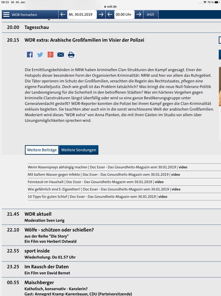 udograetz's tweet image. Schwerpunkt Arabische Clans heute nach @tagesschau im #WDR Fernsehen #WDRextra