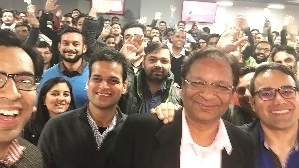 Words of encouragement & recognition from Indian aviation's turnaround man Mr. Ajay Singh, Co-founder & Managing Director, Spicejet Airlines. #Firesidechat @snapdeal  #LearningFromLeaders #HouseOfAwesome