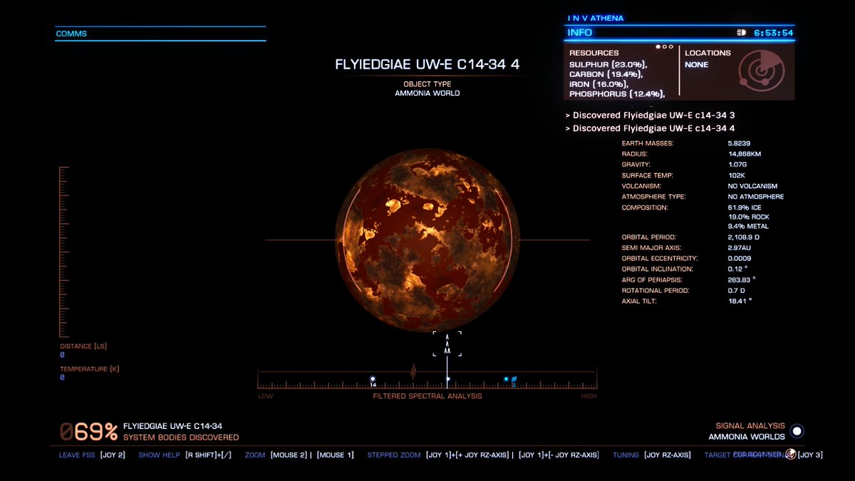 PaleGringo's tweet photo. Tonight in #EliteDangerous, we traveled the 115 jumps from #DistantWorlds2 Waypoint 2 to Waypoint 3. We discovered 7 new WWs and mapped more than that. We also came across a brand new AMW.
More importantly, we bore witness to sights worthy of the Emperor, and we #Basked https://t.co/mv3oOS87UG