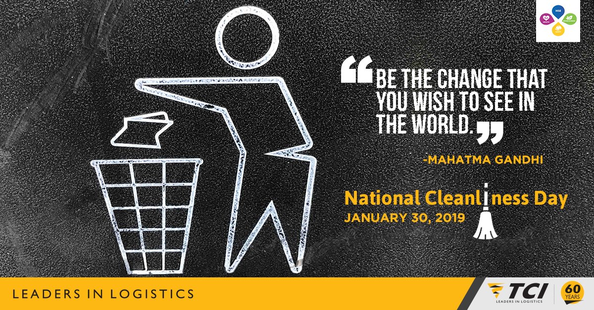 TCILGroup's tweet photo. A change, however big or small, starts with us. This #NationalCleanlinessDay, take a step towards better health and clean surroundings. Let us be inspired by the Father of our nation and embrace cleanliness as a way of living. #SwachhBharat #NurturingIndia #CleanIndiaGreenIndia https://t.co/qDf0p1rZMJ