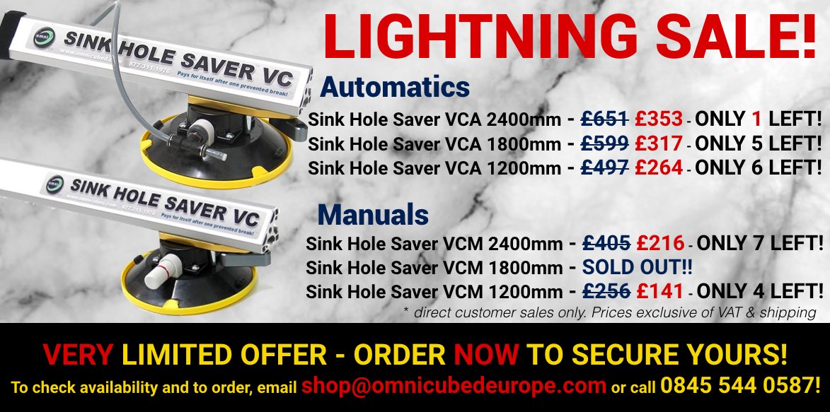 omnicubedeurope's tweet image. Two more sent out yesterday... So if you're still undecided you probably won't have long left.

P.S. - yes, it's the same image, so no the stock numbers aren't representative any more... Which is exactly why you need to call/email NOW! 

0845 544 0587 or shop@omnicubedeurope.com