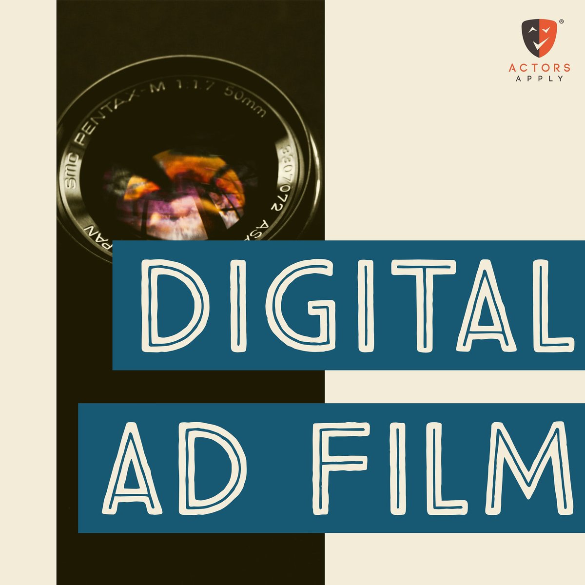 ActorsApply's tweet photo. Audition now for a digital ad film for a very famous brand. Visit https://t.co/6BDjrlGdNa and apply for this amazing opportunity🎥
#AUDITION #CASTING #castingcall #actors #Bollywood #Hollywood #wednesdaythoughts #WednesdayMotivation #success https://t.co/SqHtoqcNg1