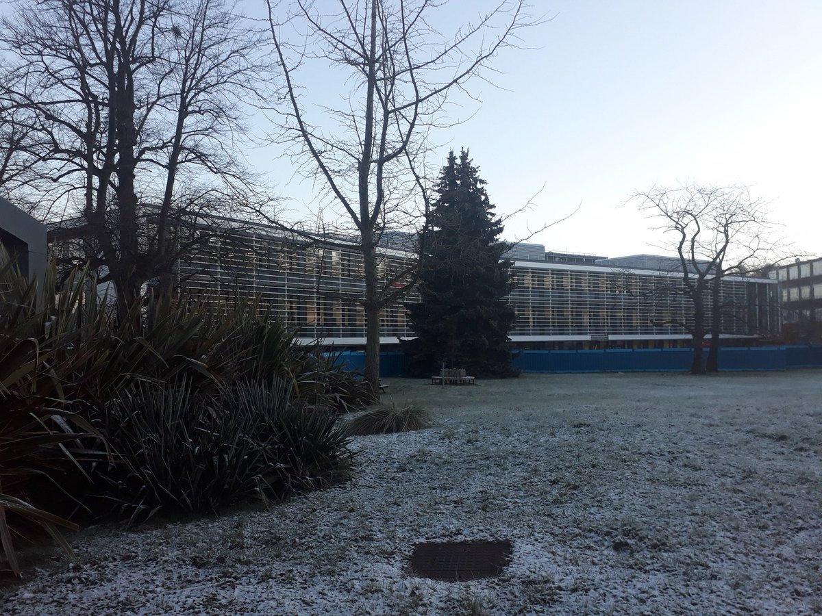 Snowy start in Epsom for our event. Thanks to @atkinsglobal and @fgouldconnect for hosting