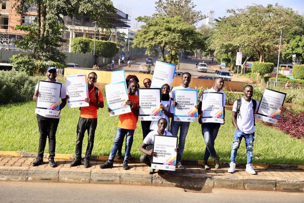 Let’s join hand to make progress by this progress I emphasize peace and harmony this before growing country wide, it starts within our families let’s all fight GBV  in our country families and homes #UNJPGBV #Orangetheworld #UNisUs #liveyourdreamUG