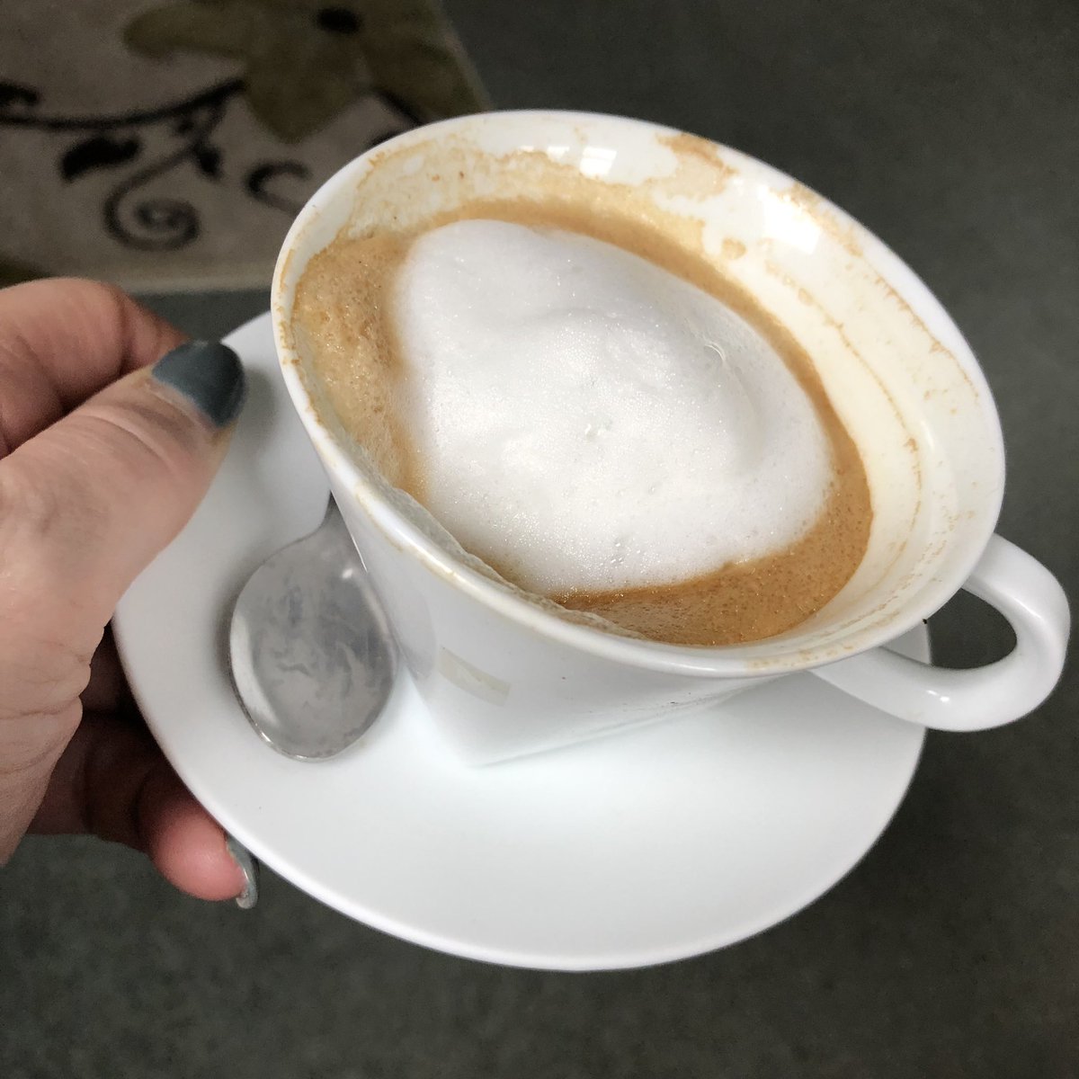 CathrynHage's tweet image. No better way to start the day #flatwhite #frothy #coffee ah! @NespressoUK