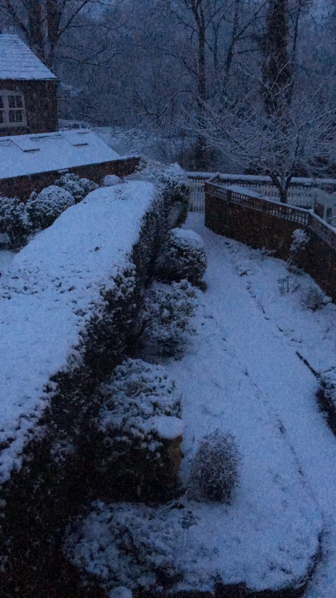 The white stuff is back! #snowmanchester
