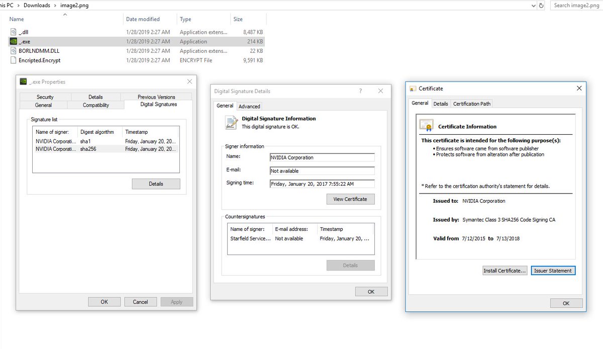 InQuest's tweet image. #malicious #xsl (#stylesheet) &amp;gt; #JScript&amp;gt; #powershell&amp;gt; dls zip @awscloud (//s3-eu-west-1.amazonaws.com/dgiefiuewfjakwhmortolino/image2.png) &amp;amp; sideloads a mal dll by a signed @nvidia #PE (NvSmartMaxapp)
VT (xsl 5/55, _.dll 4/67)
C2: localizaip.com.br

app.any.run/tasks/cdc0ad20…