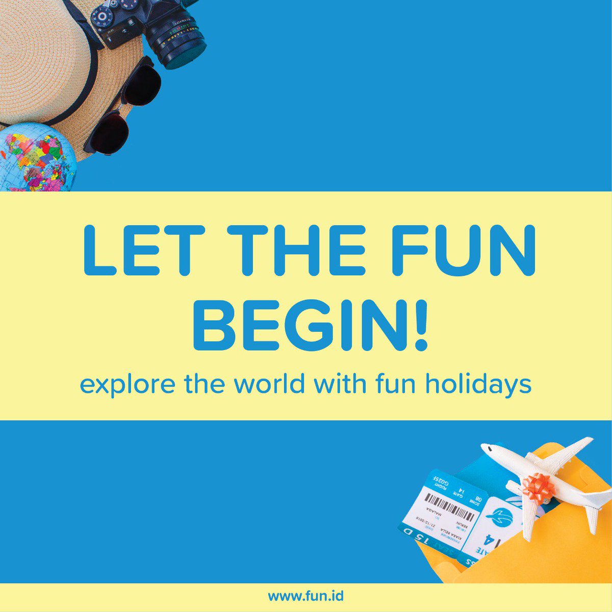 MyFunHolidays's tweet photo. Let the fun holidays begin #FUNfriends !
Mari wujudkan liburan #FUN dengan keluarga, sahabat dan orang tercinta bersama #FUNholidays.

Jl. Boulevard Raya Blok WB 2 No.14
Jakarta Utara 14240
Indonesia
📞 (021) 2245 9111
📩 Info@fun.id

#FUNholidays
#FUNfriends https://t.co/V1LoKQSqDN