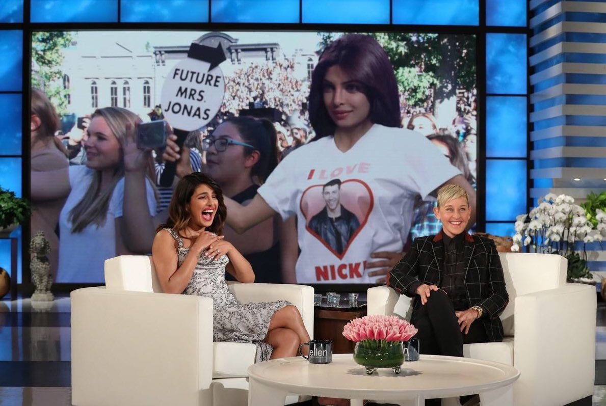 priyankacsource's tweet photo. @priyankachopra on the @TheEllenShow ❤️ #EllenDeGeneres #PriyankaChopra https://t.co/Ok3I9R6r2D