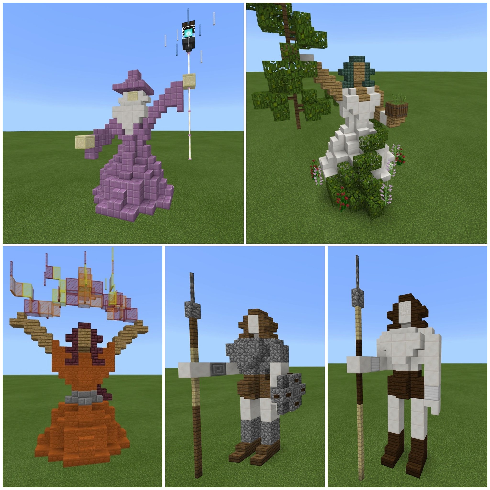 Minecraft Simple Statues
