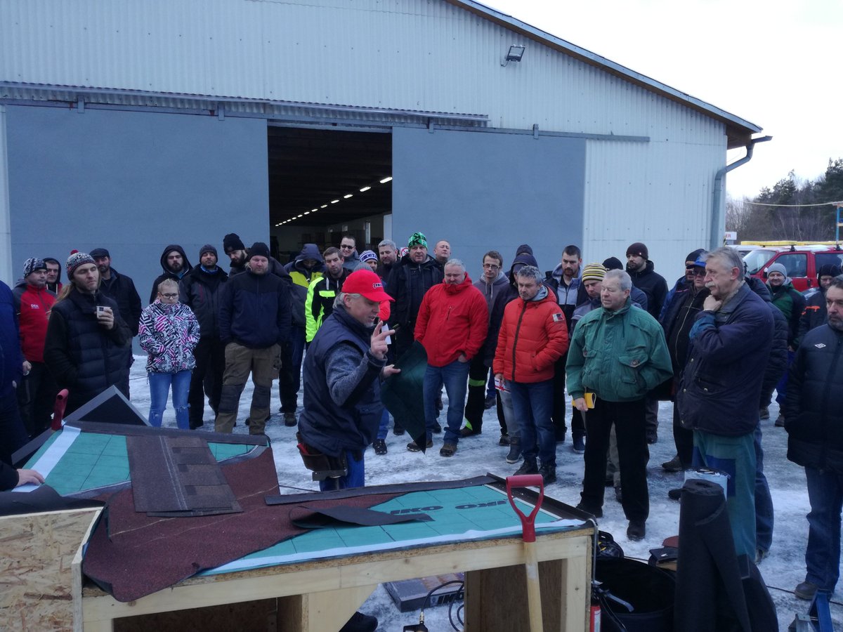 In the winter time IKO and DeWalt welcome roofers to several roadshows in Czechia for practical training on correct shingle roof application.
? If YOU want to join us, let us know: lnkd.in/eqJxUEd
#shingle #roofs #training #roofers