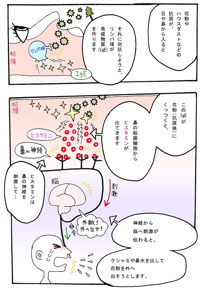 【花粉症１】
#ギリギリ人生web漫画 