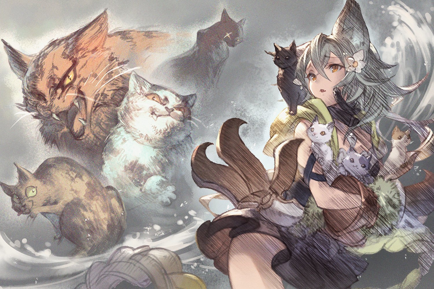 グランブルーファンタジー グランブルーファンタジー 1 31 木 12 00より イベント 猫島狂詩曲 を開催 今回はなんと 猫 を仲間にできるイベントとなっています センと猫たちを待ち受ける強面の彼らは いったい何者なのか 詳細はゲーム内の