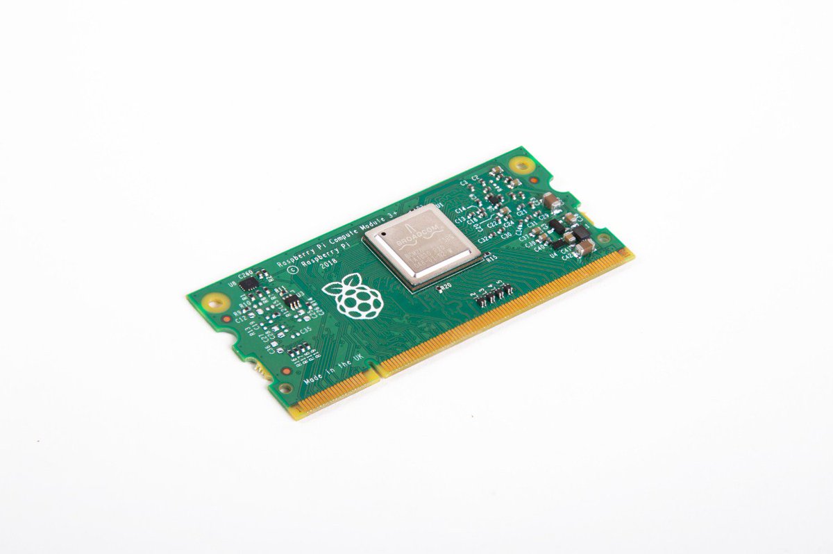 OpenElectronics's tweet photo. Raspberry Pi Launched the New Compute Module 3+
https://t.co/8DhyuOZ4RY
#200pinDDR2 #BCM2837B0SoC #CarrierBoard #CM3 #ComputeModule #ComputeModule3 #DDR2 #DDR2SODIMM #FlashMemory #FlatBoard #OpenSource #OpenSourceHardware #OpenSourceSoftware #RaspberryPi #RaspberryPiTrading https://t.co/hiOz2tOuQR