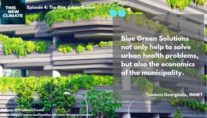 How are cities concentrated centres of climate risk? Listen to our fourth episode of This New Climate which explores how the development of nature-based solutions can make cities better able to cope with climate impacts like extreme heat and flooding: buff.ly/2C4oEKk