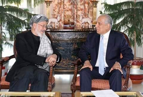 Karim Khalili, @AfghanistanHPC chairman met @US4AfghanPeace today & stressed on having guarantees in peace talks that could safeguards #AFG's current achievements.