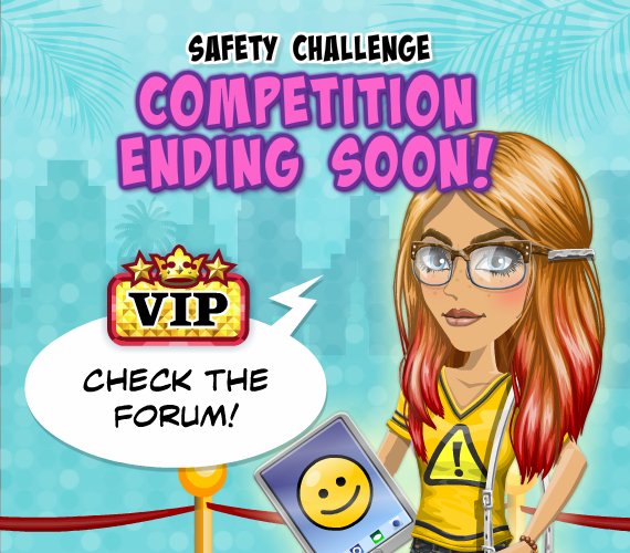 Hey MovieStars! Our safety contest ends soon! Go to MovieStarPlanet to check it out! 🧷#moviestarplanet #safetycontest #winvip