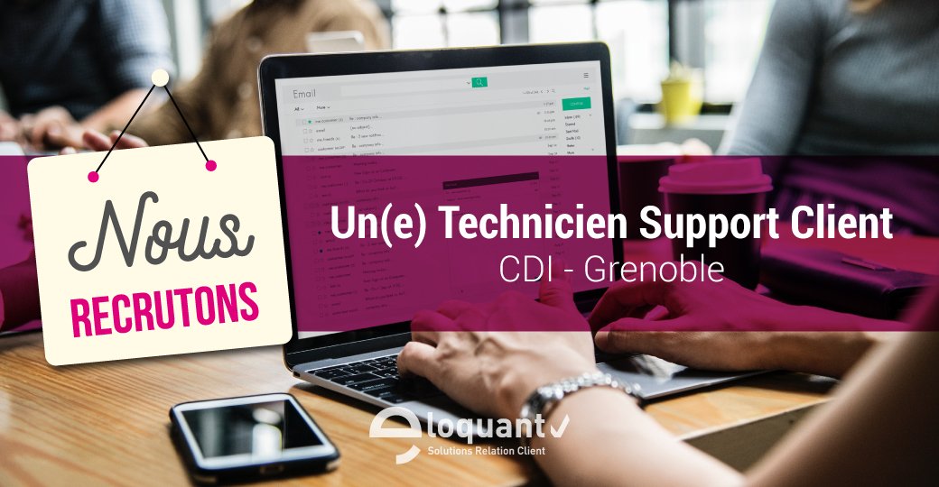 📢 Nous recrutons un Technicien Support Client H/F, en CDI, à Grenoble  🚠 Postulez ou partagez svp 👋 ! Retrouvez également nos autres offres   lnkd.in/d3JS6W4 #supportclient #job #CDI #ops
