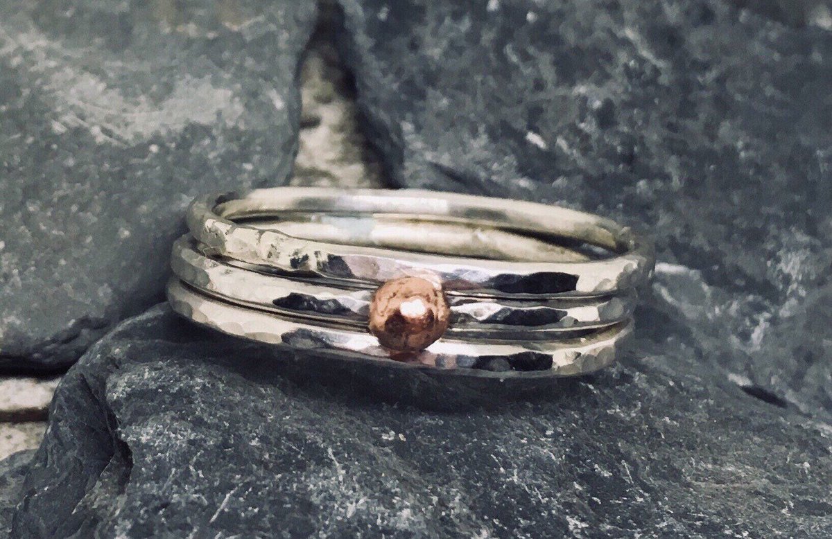 KimPatt1968's tweet photo. Dainty stacking ring set. #etsy #stackingringset #bohohippie #silver #ring #jewellery https://t.co/Lvq2AxVKze https://t.co/nQm0zBBPgu