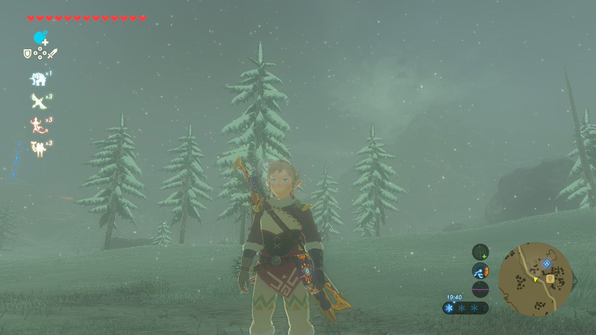 In questi #GiorniDellaMerla non c'è indumento più azzeccato della tunica Rito! #Zelda #BreathoftheWild #NintendoSwitch