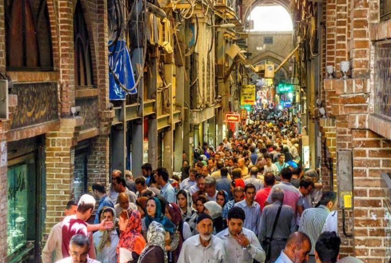 IranNigeria's tweet photo. The #Grand_Bazaar is an old historical bazaar in #Tehran, #Iran. It is split into several corridors over 10 kilometres (6.2 mi) in length, each specializing in different types of goods, and has several entrances, with #Sabze_Meydan being the main entrance. https://t.co/ZkPt0RLlQF