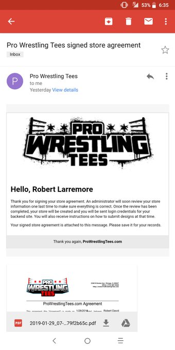 .@BenjaminEnfield if you dont know I'm the first artist and non wrestler to be signed to @PWTees which<a class="tags" target="_blank" title="On Twitter" href="/?out=eyJ0eXAiOiJKV1QiLCJhbGciOiJIUzUxMiJ9.eyJpYXQiOjE3MjY2NDA2MTMsImlzcyI6InR3cG9ybnN0YXJzLmNvbSIsIm5iZiI6MTcyNjY0MDYxMywiZXhwIjoxNzU4MTc2NjEzLCJyZWRpcmVjdF91cmwiOiJodHRwczovL3R3aXR0ZXIuY29tL0JlbmphbWluRW5maWVsZCJ9.NRx7G3fNNVyV_19WsrptSnIDtjBcjIbNnFVxnobu3nWaN3Z7mVC5KoEbLLgr8P97v-14EK2tZASReuRBQUeeiA">@BenjaminEnfield</a><a href="/tag/scu"class="tags"><span>#scu</span></a>