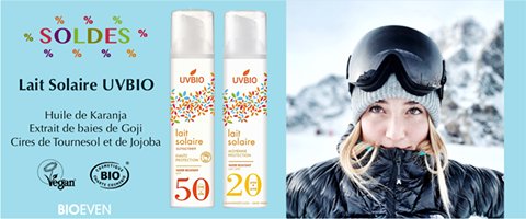 Bioeven_'s tweet image. [SOLDES] L’indispensable pour vos vacances d’hiver! #Vegan
 bioeven.fr/22_uvbio
