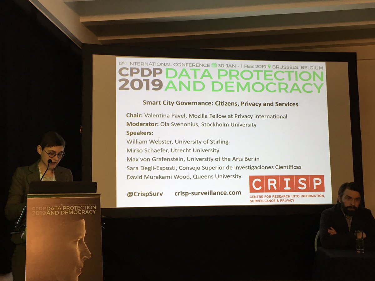 SPECTRE_Project's tweet image. Panel on smart city gov: “How can technology be used to involve citizens in the governance of their cities?” #CPDP2019 @CrispSurv
