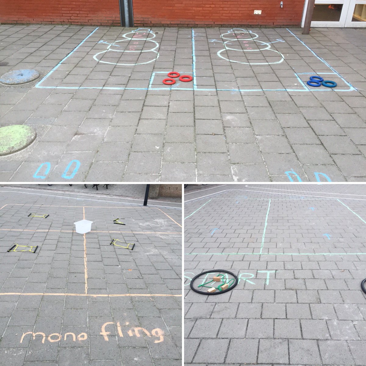 Sneeuwpop mikken in Blauw of monofling in de kleur oranje! Beweeg Wijs op basisschool D’n Opstap is een groot succes!!