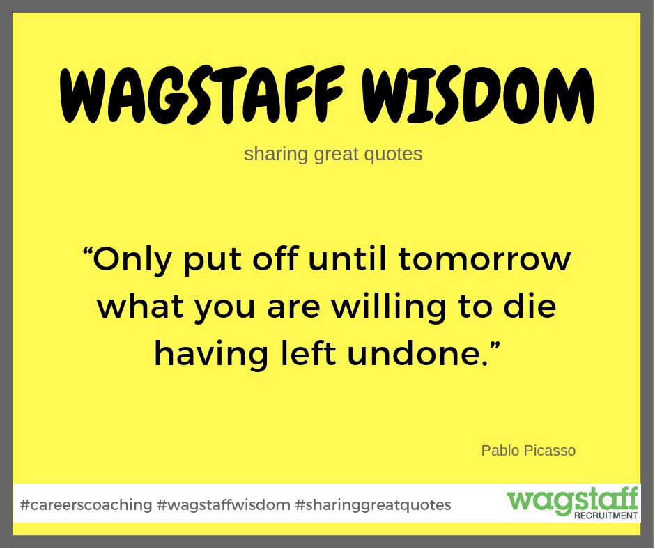 rwrecruitment's tweet photo. #Wednesdaywisdom #Wagstaffwisdom #careerscoaching #consultancy #recruitment #WagstaffRecruitment #sharinggreatquotes #Lichfield #dontputoff #doitnow https://t.co/RlJn2NUOIH
