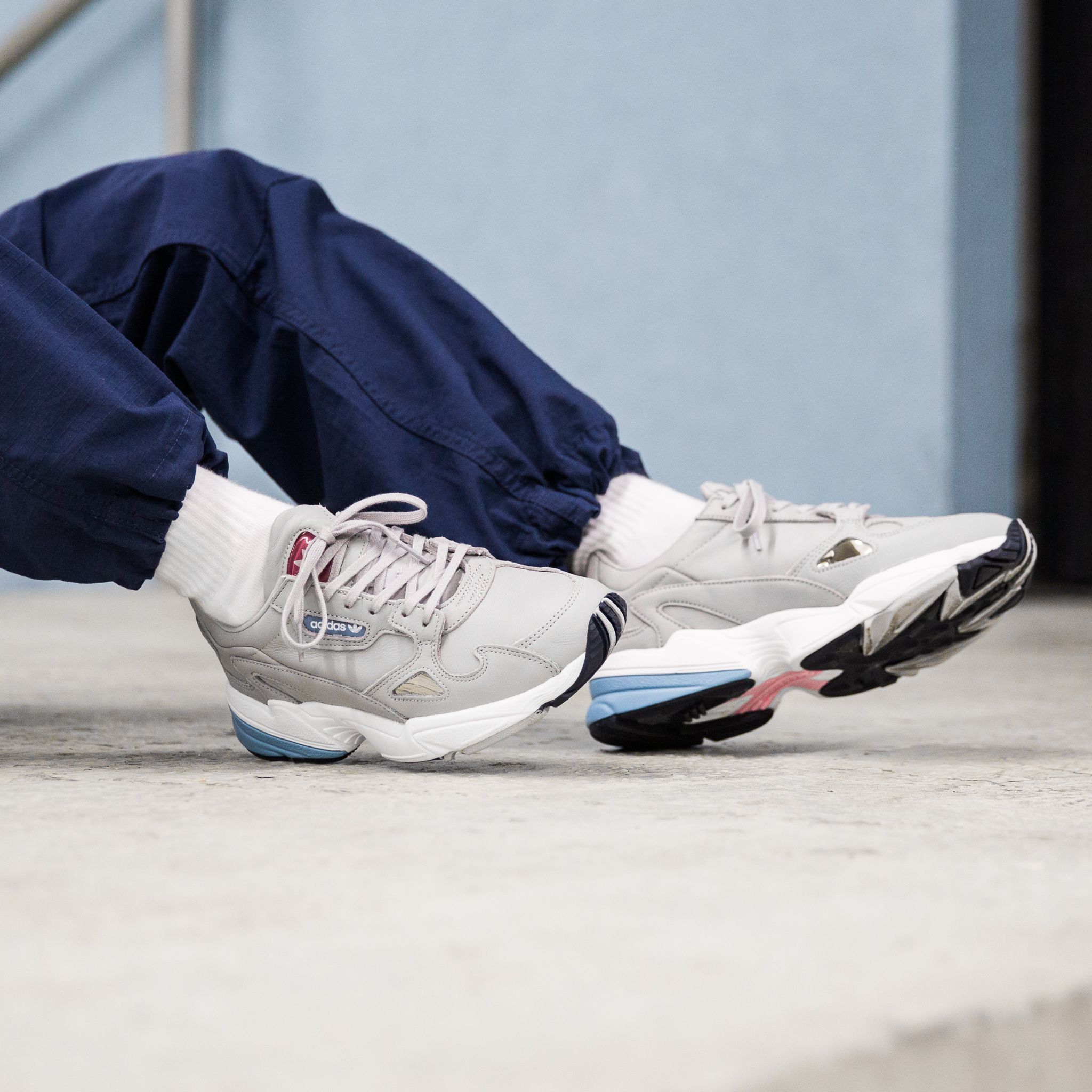 Adidas falcon w grey two hotsell