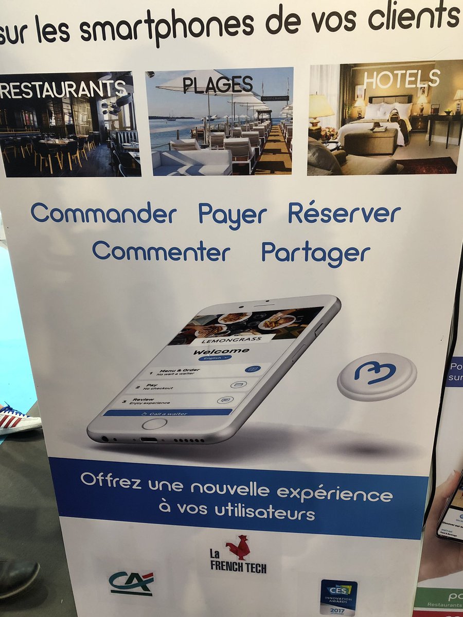 [#Sirha2019] la startup <a href="/popnlink/">popnlink</a> propose un dispositif innovant qui plonge l’utilisateur dans l’univers digital d’un établissement : menu, commande et paiement depuis la table, et sans partager la moindre donnée personnelle. Prix innovation #CES2017 @sirha_lyon