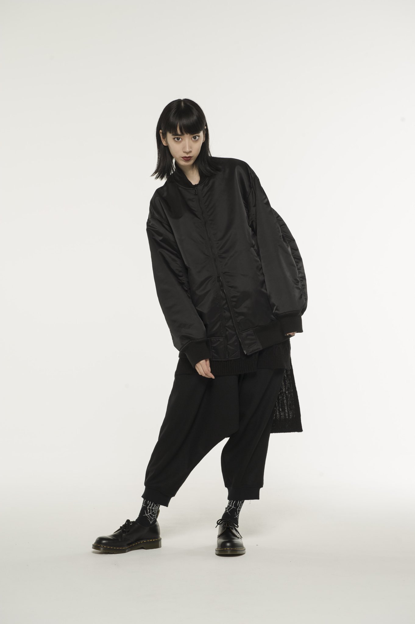 S Yte Recommend Vintage Nylon Twill Big Ma 1 パーツを含めた全てをブラックに統一したドロップショルダービックma 1 Yohjiyamamoto Ys Groundy Limifeu Y3 Syte ヨウジヤマモト Theshopyohjiyamamoto T Co Xt0j1qmxiw