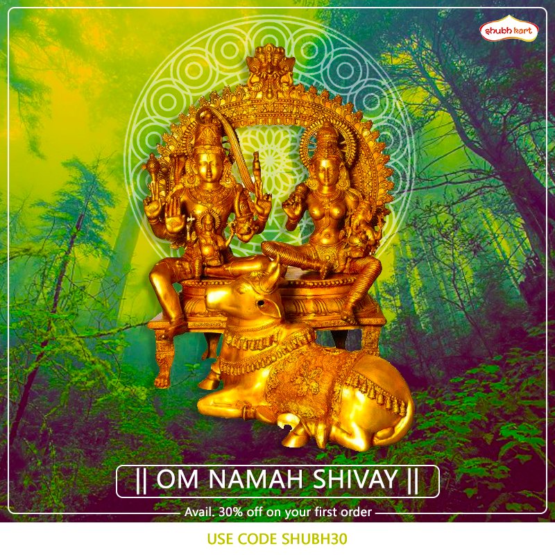 Establish Shiv Parivar at your home. It includes the idol of Shiva, Parvati, Ganesha, Kartike, and Nandi.
30% off on 1st order, use code: SHUBH30
Buy Now at bit.ly/2D2RdJB

#Shiv #Ganesha #Kartik #Parvati #Nandi #Sculpture #family #shopOnline #discount #offer #Ganpati